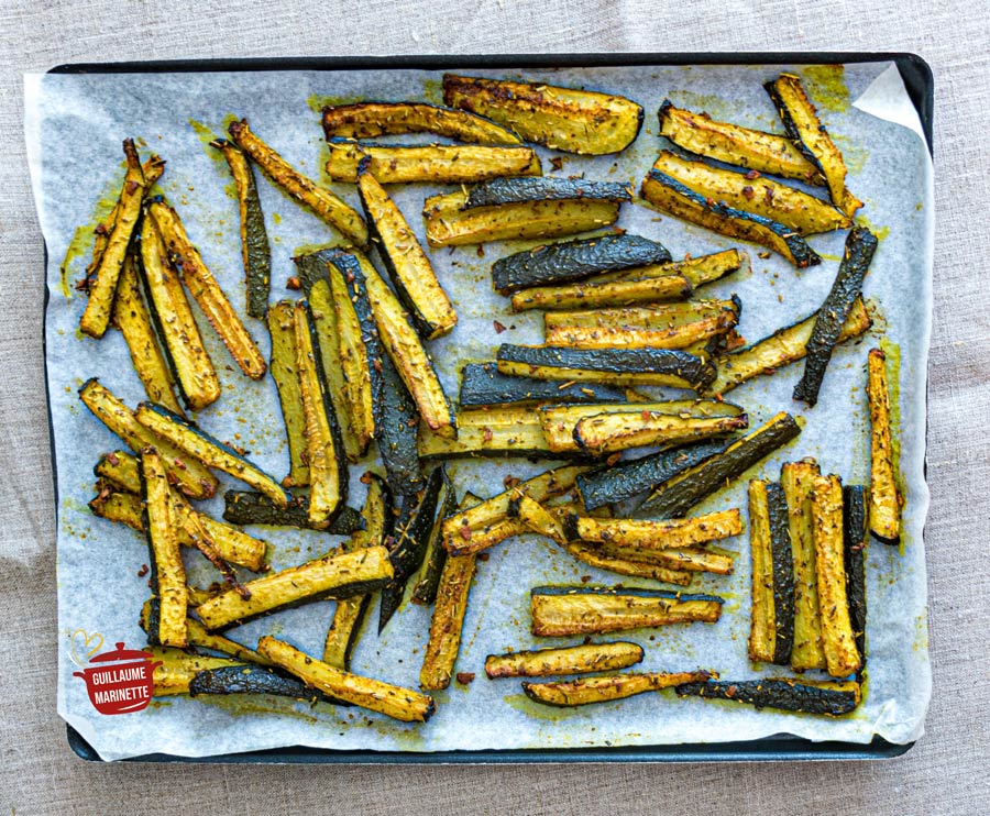 recette Frites de courgette Healthy