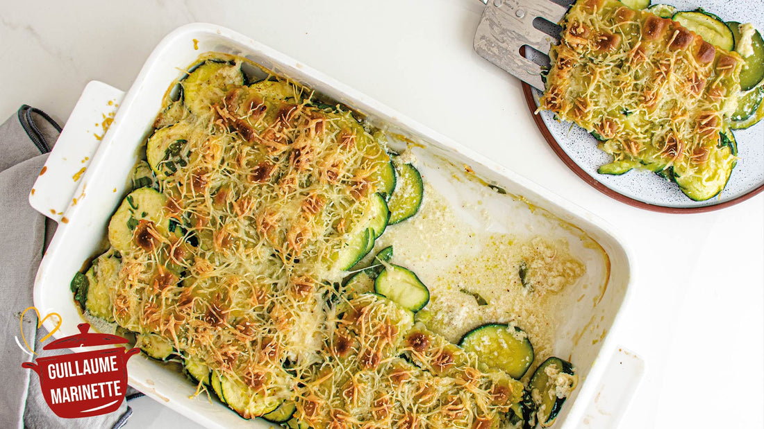 recette Gratin de ravioles et courgettes Healthy