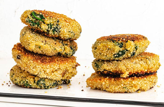 recette Galettes de quinoa & épinards Healthy