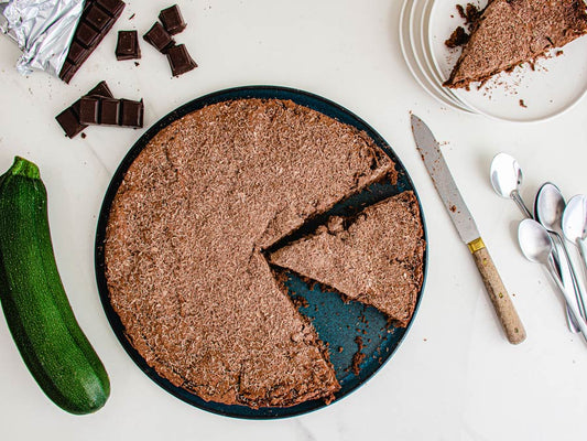 recette Gâteau au chocolat & à la courgette Healthy
