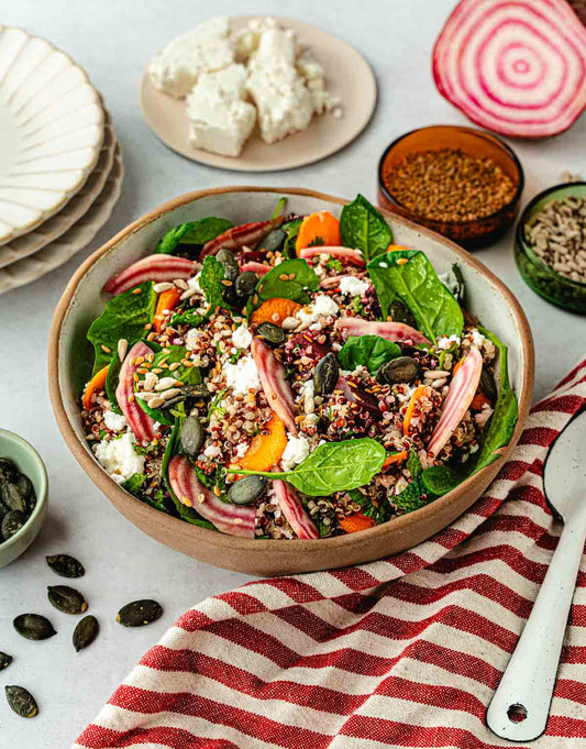 recette de salade de quinoa aux légumes Anti-diabète