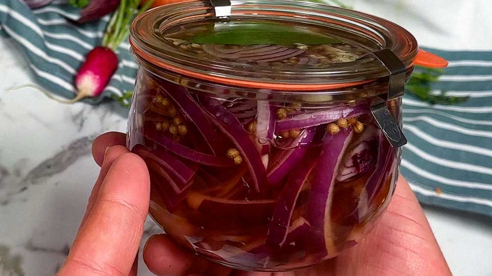 Recette de pickles d'oignon 