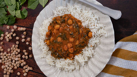 Recette de curry de pois chiche épinard 