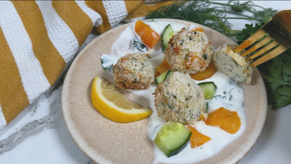 Boulettes healthy de poulet à l'italienne