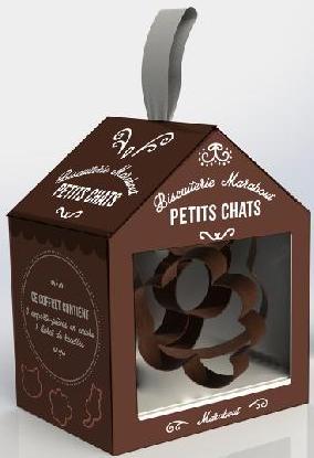 Mini box biscuits Chats